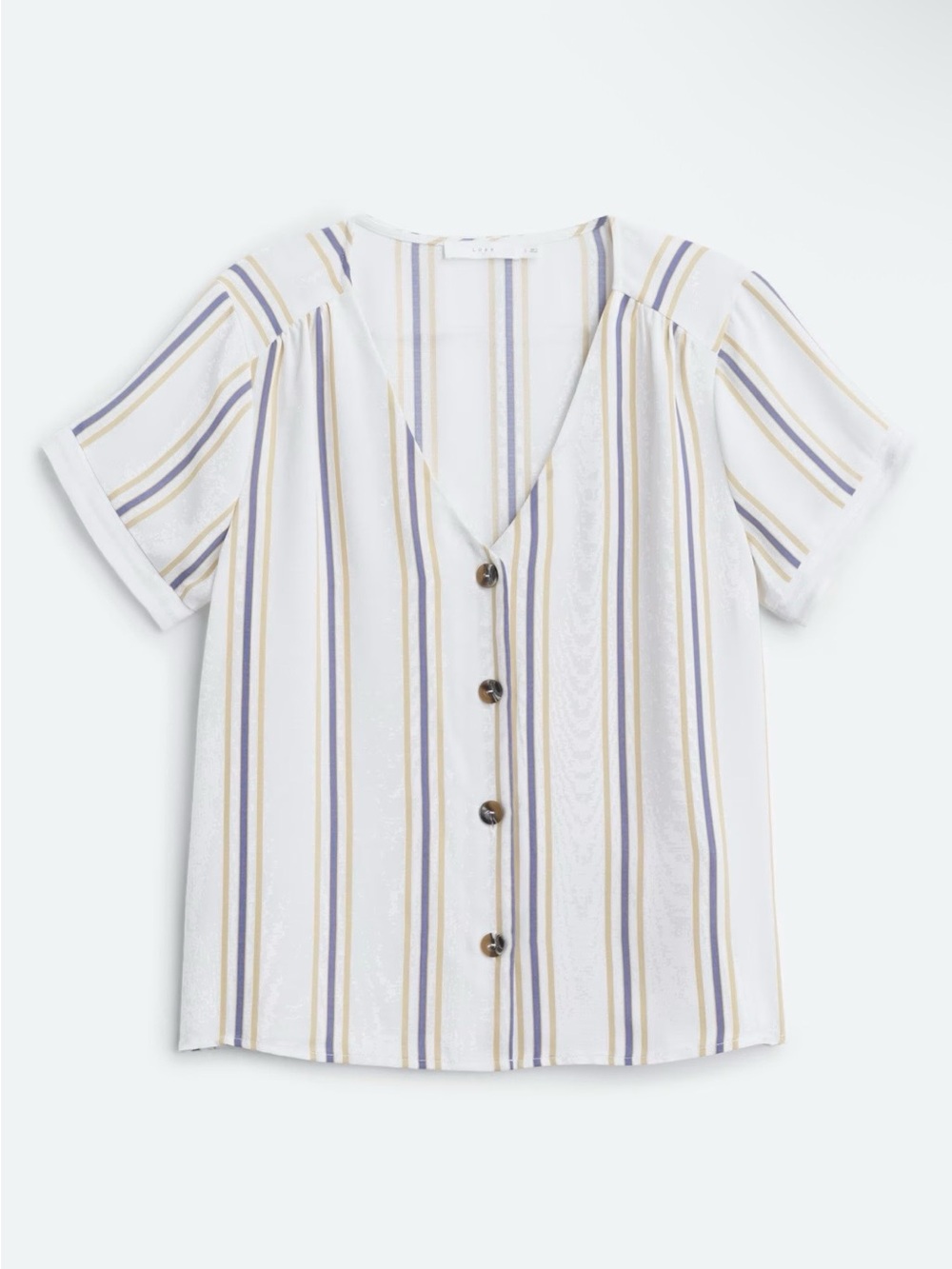 Lush Payton Button-Front Top